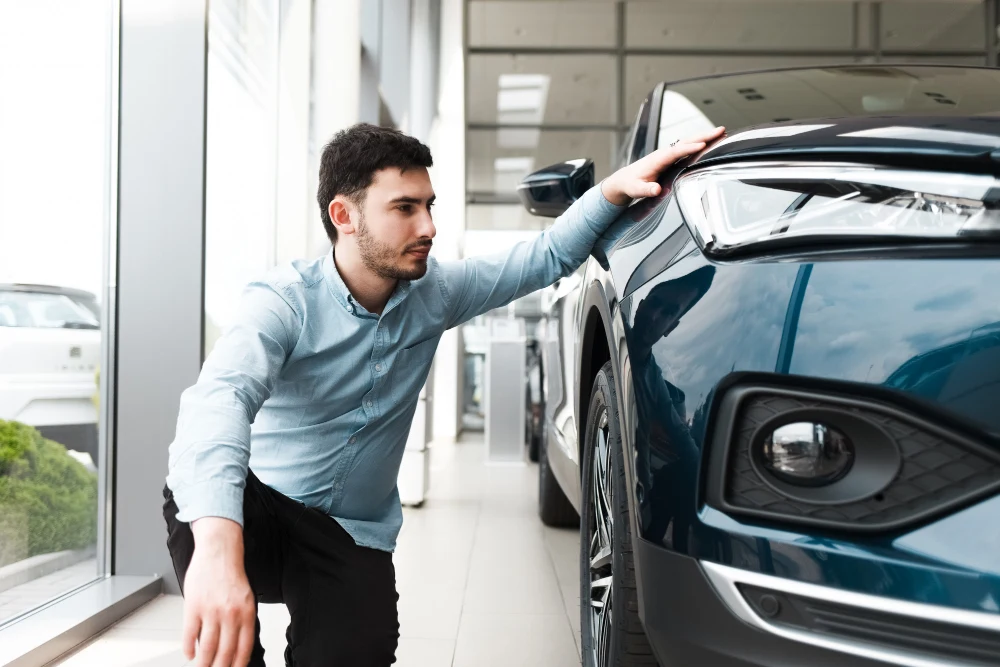 Rental specialist ready to help you choose a vehicle